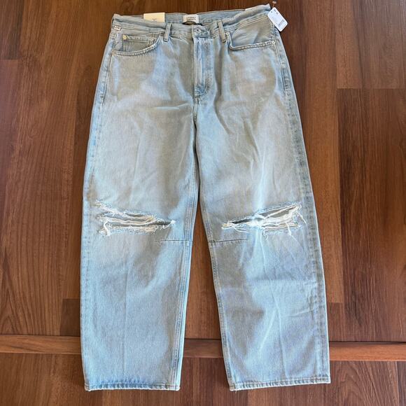 NWT Citizens of Humanity Miro Relaxed Jean in Damaris Wash Sz 32 Barrel Ankle - Picture 8 of 15